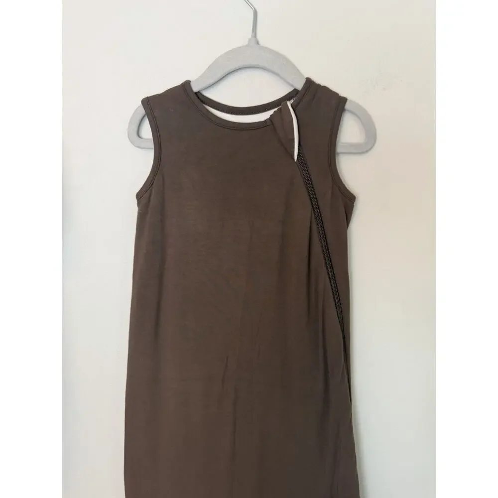 Kyte Baby Brown Sleep sack Bamboo Sz Small Wearable Blanket EUC